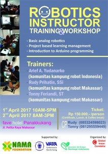 Pamflet RobotTrain#2 Makassar